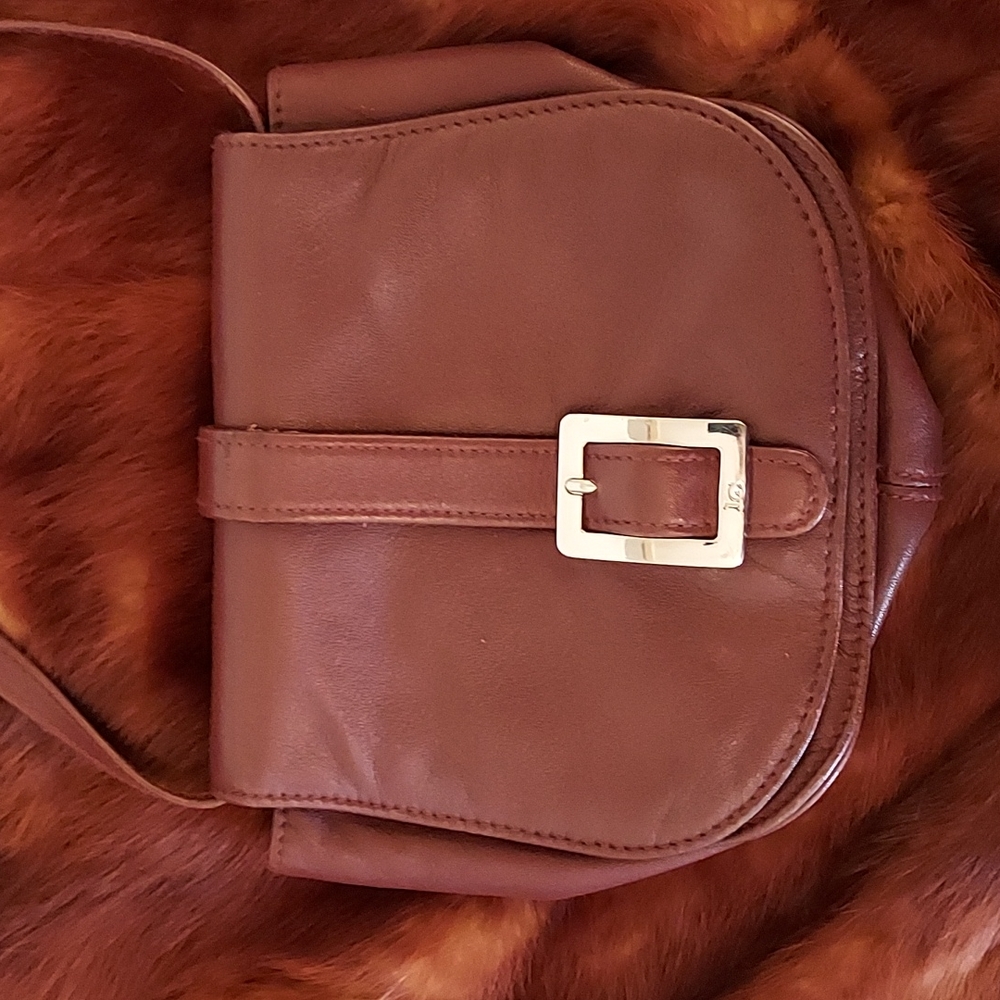 Vintage Brown Leather Purse